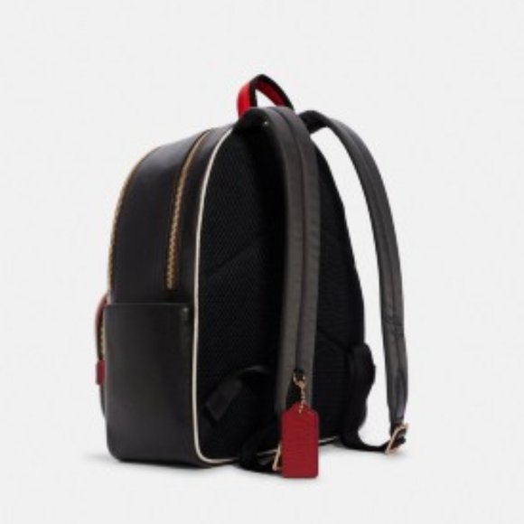 COACH Court Backpack With Tiger Print - Picture 2 of 4